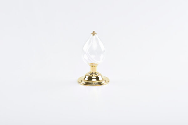 Lampada a goccia su basetta oro art. G.1045.