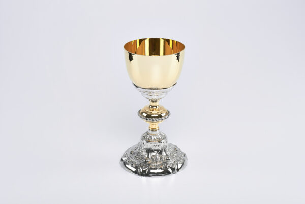 Calice e Pisside barocchi in fusione bicolore art. G.1887/1888 - immagine 3