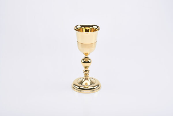 Coppia Calice e Pisside mod. Malta oro satinato art. G.345/346 - immagine 3