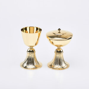 Coppia Calice e Pisside con basi fuse art. G.598E/599E