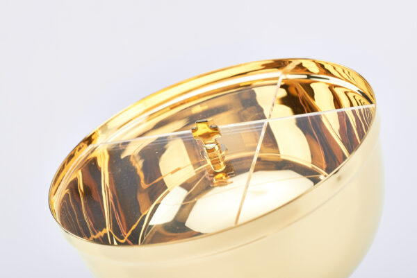 Pisside bassa con coperchio girevole in plexiglass art. G.687/P - immagine 2