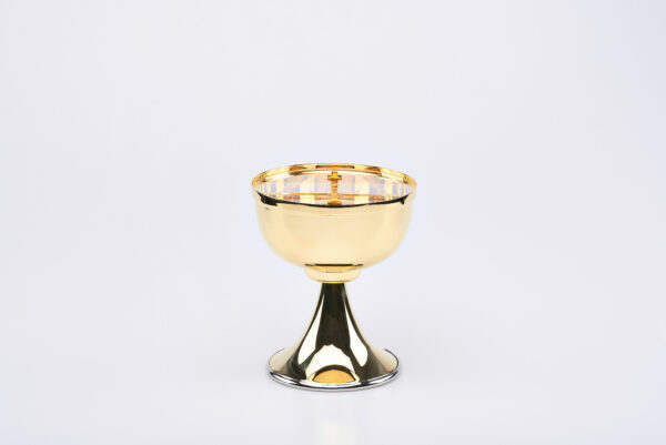 Pisside bassa con coperchio girevole in plexiglass art. G.687/P