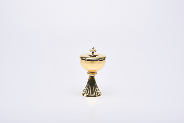 Coppia Calice e Pisside mod. San Germano dorati art. G.1877/1878D - immagine 3