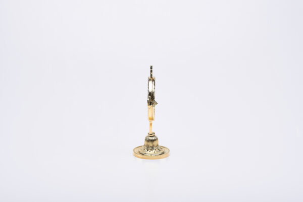 Teca esposizione in fusione di ottone dorato art. G.349/1 - immagine 2