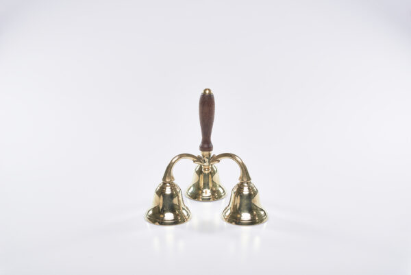 Campanello ottone dorato a tre campane art. G.4021