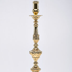 Candeliere stile Barocco ricco h. 40 cm. art. G.271