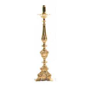 Candeliere stile Barocco ricco h. 70 cm. art. G.274