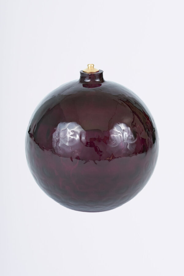 Lampada in cristallo a cera liquida nei 4 colori liturgici art. G.1484 - immagine 6