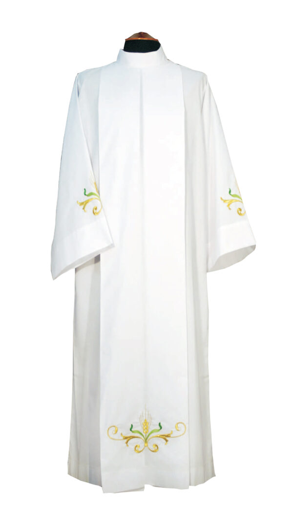 Camice in terital cotone con ricamo art. G.TC01