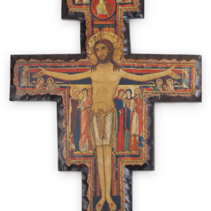 Croce di San Damiano in legno massello art. G.F1295