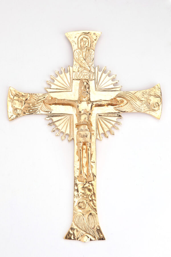 Croce da muro in ottone art. G.DM515