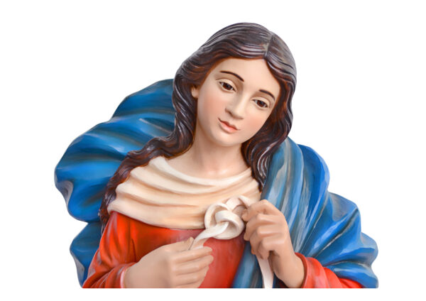 Statua cm. 100 di Maria che scioglie i nodi art. G.15.100 - immagine 2