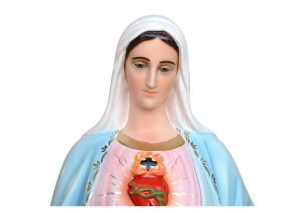 Statua cm. 130 del Sacro Cuore di Maria art. G.28.130 - immagine 2