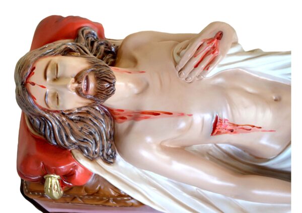 Statua cm. 80 di Gesù morto art. G.115.80 - immagine 2