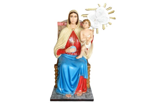 Statua cm. 120 della Madonna SS. dell'Arco seduta art. G.17.120