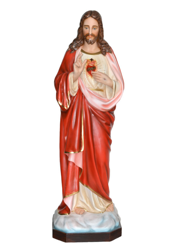 Statua cm. 160 del Sacro Cuore di Gesù Benedicente art. G.121.160