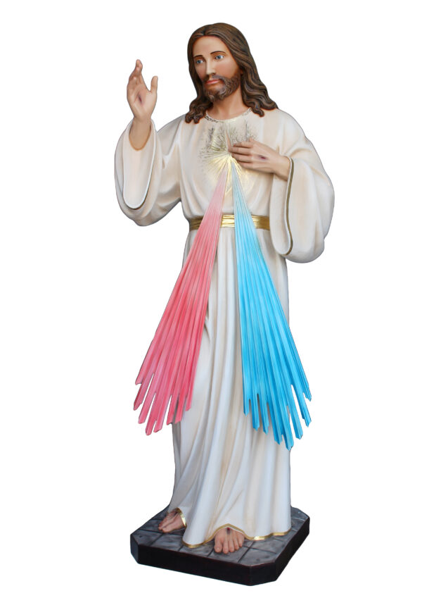Statua cm. 180 di Gesù Misericordioso art. G.114.180 - immagine 2
