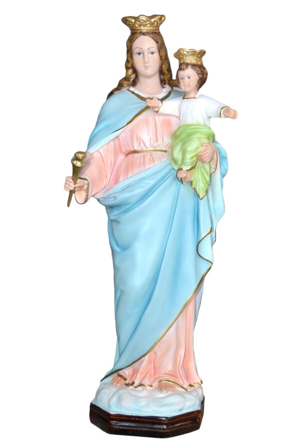 Statua cm. 45 di Maria Ausiliatrice art. G.03.45