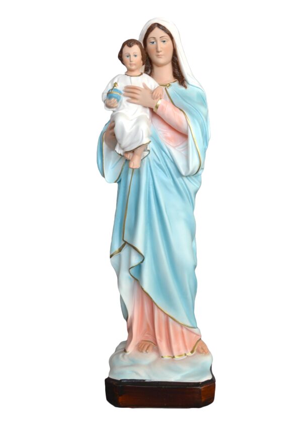 Statua cm. 50 della Madonna con Bambino art. G.05.50