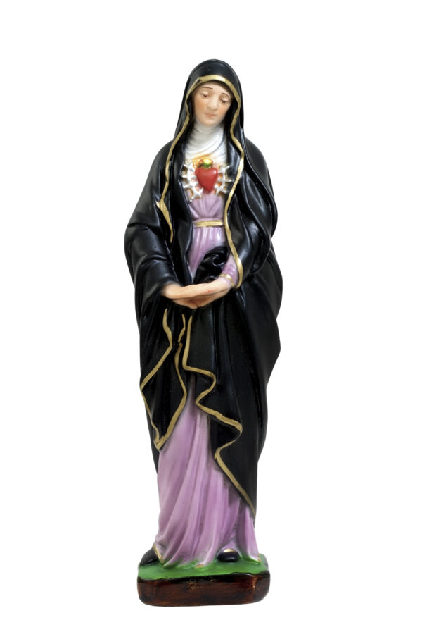 Statua cm. 30 della Madonna Addolorata art. G.01.30