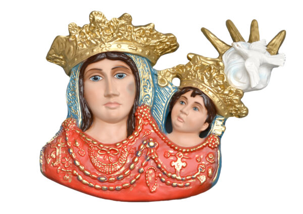 Statua cm. 35 da parete di Maria SS. dell'Arco art. G.17.35.PARETE