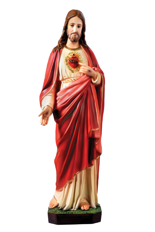 Statua cm. 70 del Sacro Cuore di Gesù art. G.120.70
