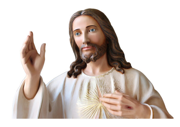 Statua cm. 180 di Gesù Misericordioso art. G.114.180 - immagine 3