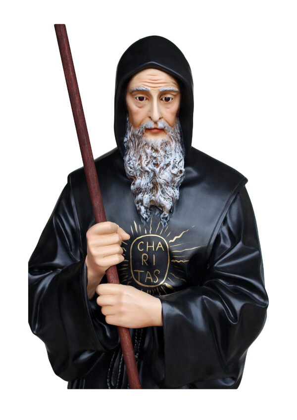 Statua cm. 170 di San Francesco di Paola art. G.318.170 - immagine 2