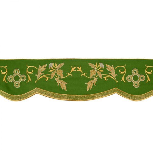 Balza h. 18 cm. in Faille ricamo Fiori art. G.MOD58 - immagine 3