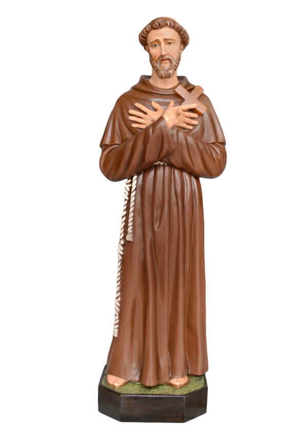 Statua cm. 150 di San Francesco D'Assisi art. G.315.150