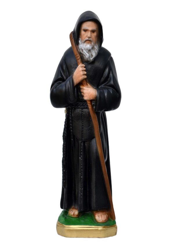 Statua cm. 22 di San Francesco da Paola art. G.318.22