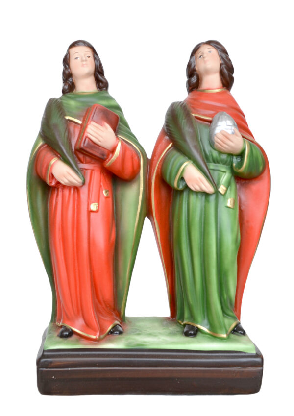 Statua cm. 28 dei Santi Cosma e Damiano art. G.308.28