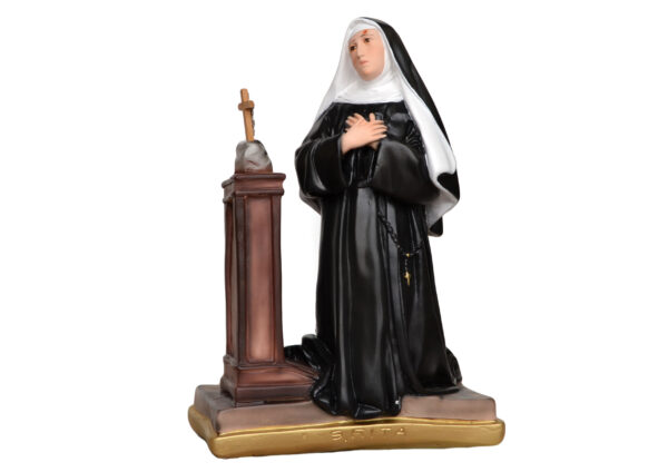 Statua cm. 40 di Santa Rita in ginocchio art. G.223.40