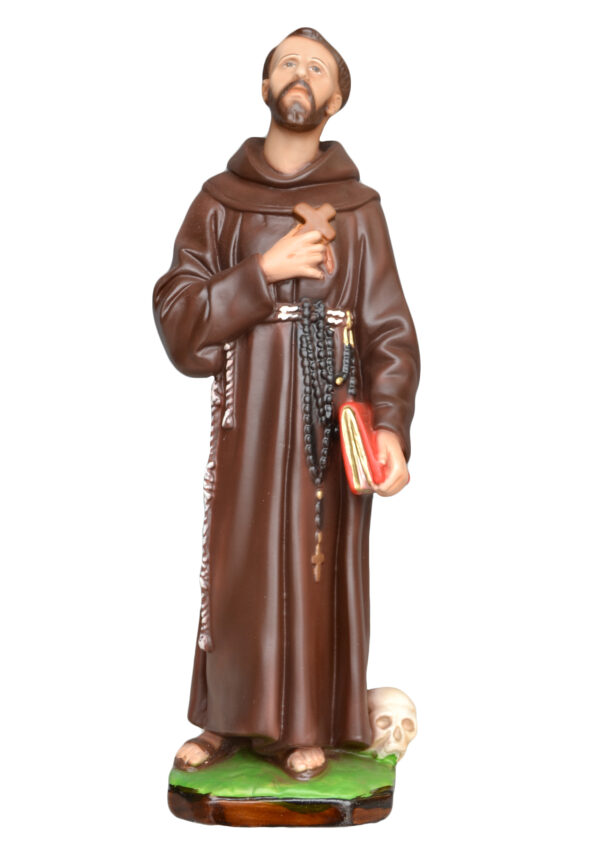 Statua cm. 40 di San Francesco D'Assisi art. G.315.40