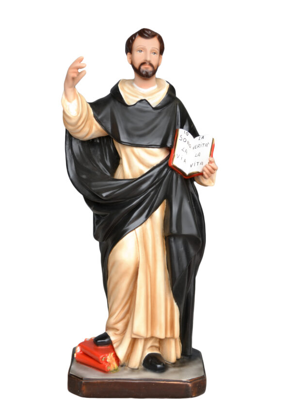 Statua cm. 55 di San Domenico Guzman art. G.312.55