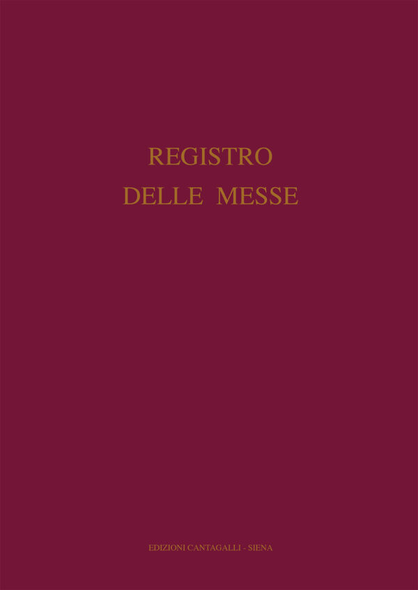 Registro delle Messe Celebrate e da Celebrare art. G.RMC4843
