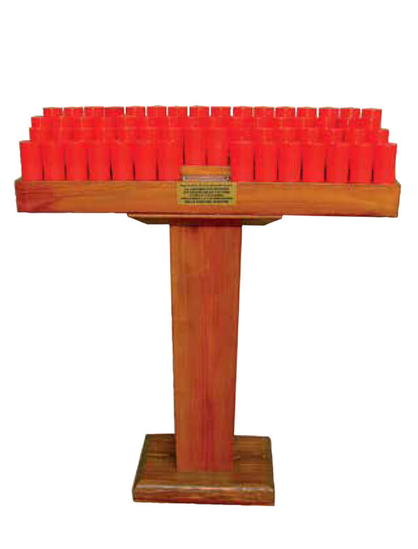Candeliere votivo a lumini elettronico automatico G.F09.48.L