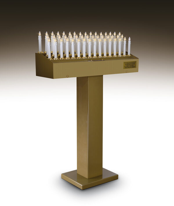 Candeliere elettronico automatico in metallo art. G.F015