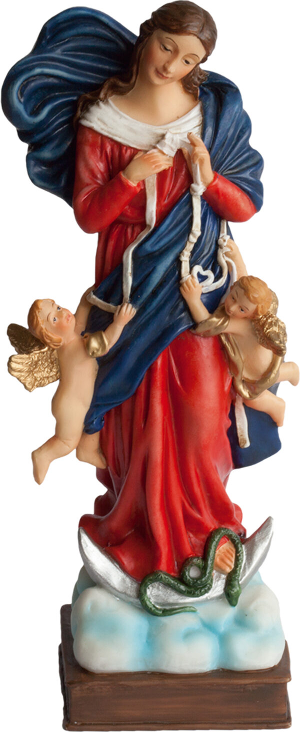 Statua h. cm. 30 di Maria che scioglie i nodi art. G.F.4023/M251 - immagine 2