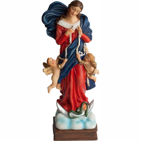 Statua h. cm. 30 di Maria che scioglie i nodi art. G.F.4023/M251